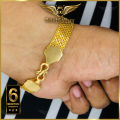 Gold Plated Bismark 5 / 8 mm Bracelet Long-Lasting Guaranteed with Free Gift Box RG-MB. 