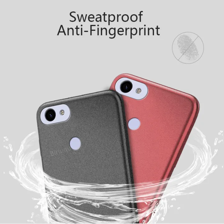 Biruiqu%20For%20Google%20Pixel%203A%20XL%20Shockproof%20Anti%20Slip%20Soft%20TPU%20Sandstone%20Matte%20Back%20Case%20Cover%20-%20Image%204