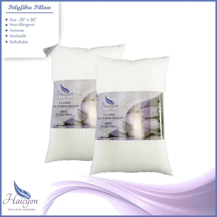 Halcyon%20Classic%20Polyfibre%20Pillow%20(20"x30")%20-%20Image%206
