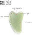 Flfwlass Facial Massager Jade Roller and Gua Sha Stone. 