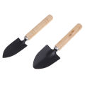3Pcs/set Mini Garden Tool Sets Shovel Rake Spade Bonsai Tools Set Wooden Handle. 