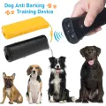 BETOP 2 in 1 Anti Barking Device Handheld LED Ultrasonic Pet Dog Repeller Control Training Device Trainer With Lights. 