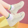 Women's Sports Shoes2023Spring and Summer New Fashion Shoes Korean Style Fly Mesh Red Shoes All-Matching Mesh Surface Shoes Casual Women's Shoes. 