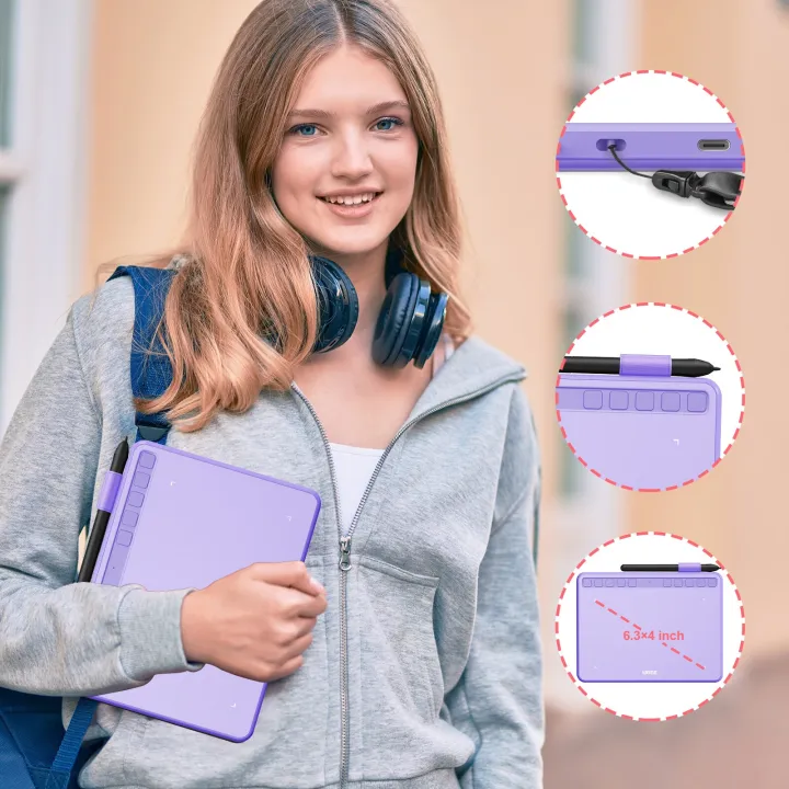 UGEE%20S640%20Graphics%20Tablet%206.3x4%20inches%20Digital%20Drawing%20Tablets%20with%20Battery-free%20Stylus%2010%20Shortcuts%20Support%20Android%20Windows%20Mac%20-%20Image%206