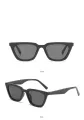 Women's Fashion Cat Eye Elegant Curve Sunglasses Trend Casual Frame Female. 