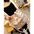 【WEJA】Japan Korean Premium Pearl Metal Chain Bucket Bag. 