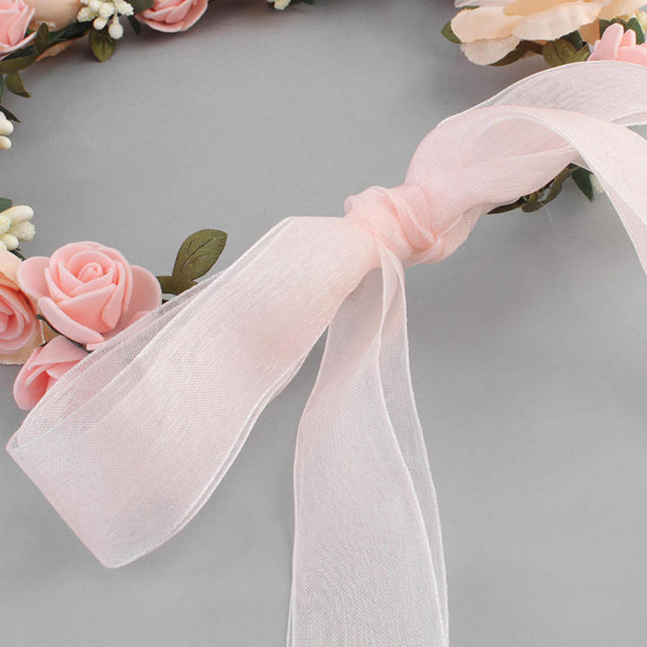 Artificial%20Flower%20Wreath%20Bride%20Women%20Flower%20Crown%20Hair%20Band%20Wedding%20Floral%20Headband%20Garland%20Ribbon%20Girl%20Hair%20Accessories%20-%20Image%206