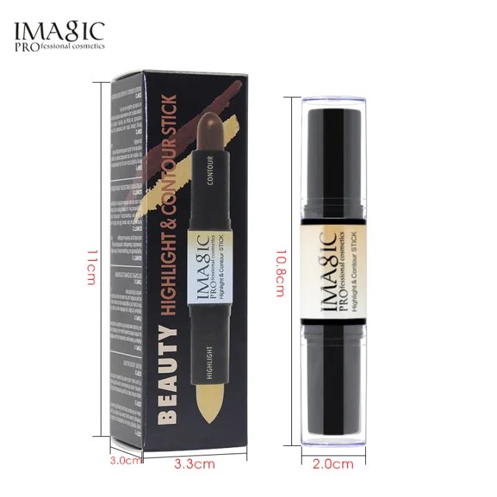 IMAGIC%20Makeup%20Creamy%20Double-ended%202in1%20Contour%20Stick%20Contouring%20Highlighter%20Bronzer%20Create%203D%20Face%20Concealer%20Full%20Cover%20Blemish%20-%20Image%206