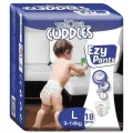 Velona Cuddles Ezy Pants Disposable Baby Diapers Large (9kg to 14kg) 18Pcs. 