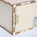 Mechanical Collective Wood Password Box Educational for Assembly Model Toys for Children. 