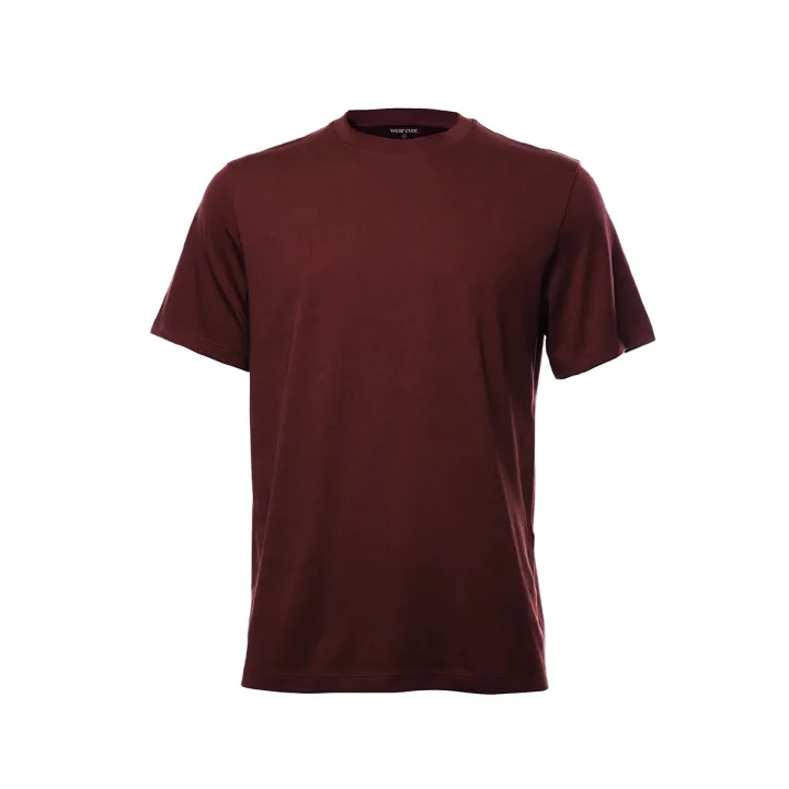 wearever Maroon Short Sleeve Crew Neck T shirts