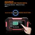 12V Le-ad A-cid Car Battery Charger Vehicle Car Pulse Maintenance Charger Auto Temperature Detection Pulse Repair Charger LCD Screen. 