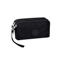 3 Zipper Soft Leather Coin Pouch - Versatile and Secure Wallet with Clip Zippe. 