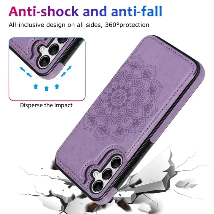 Wallet%20Double%20Buckle%20Datura%20Flip%20Leather%20Cases%20For%20Samsung%20Galaxy%20A13%20A14%20A15%20A16%20A35%20A52%20A53%20A54%20A55%20S25%20Ultra%20S24%20FE%20S23%20Plus%20-%20Image%206