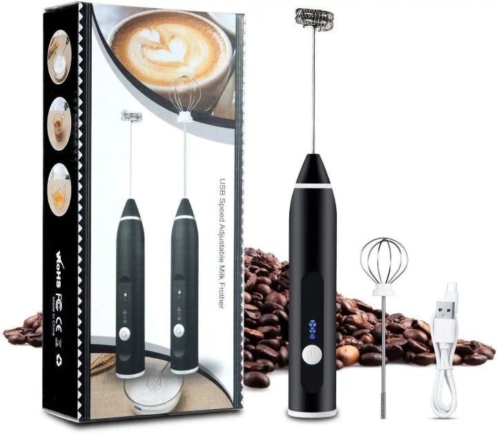 Electric%20Milk%20Frother%20%E2%80%93%20Handheld%20Coffee%20Whisk,%20Mini%20Mixer%20&%20Egg%20Beater%20-%20Image%202