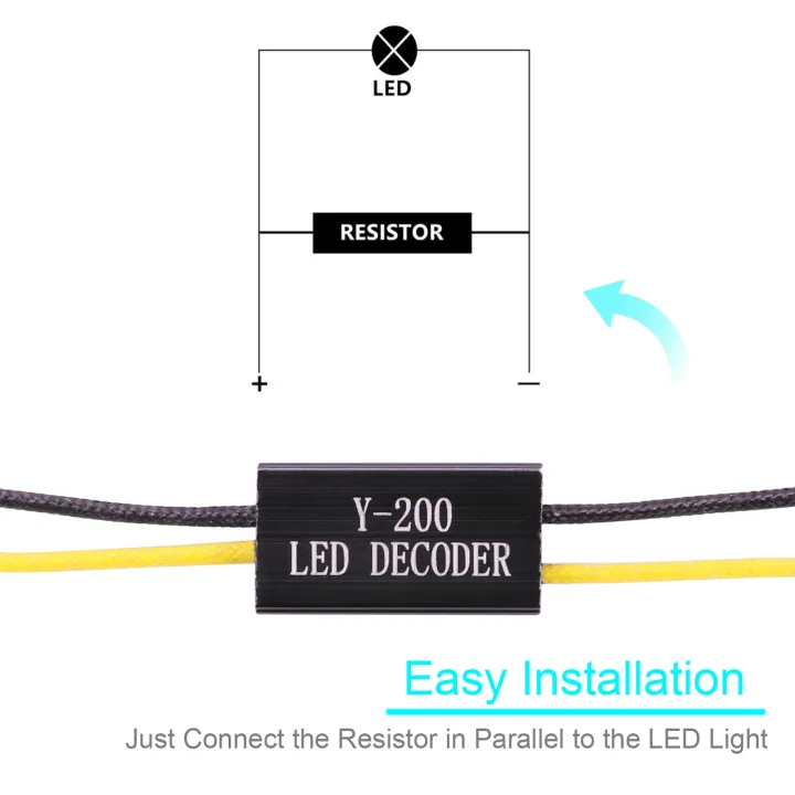 4PCS%20LED%20Load%20Resistors%20Mini%20Motorcycle%20LED%20Decoder%20Flash%20Fix%20Error%20for%20LED%20Turn%20Signal%20Lights%20LED%20License%20Plate%20Lights%20-%20Image%205