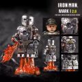 Marvel Blocks Iorn man mini Action toy MK1 IRONMAN Figures Building Blocks Toys Bricks Assemble Toys Gifts for children CQ01. 