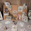 46 s/packVintage clock Stickers Creativity Sealing Sticker Adhesive DIY Diary Album Scrapbooking Material. 