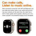 T800 Ultra Smart Watch 1.99 Inch Infinite Display Bluetooth Calls Sports Series 8 Smartwatch. 
