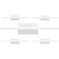 [5PCS] Cement Resistor 5W 0.47 Ohm Resistor, Ceramic Resistor Power Resistor, Precharge Horizontal Resistors Wirewound Resistor, Flame Resistance, Choke resistor. 