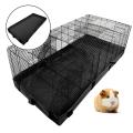 Guinea Pig Cage Bottom Cover Parts for Dwarf Bunnies Squirrel Hamsters Black. 