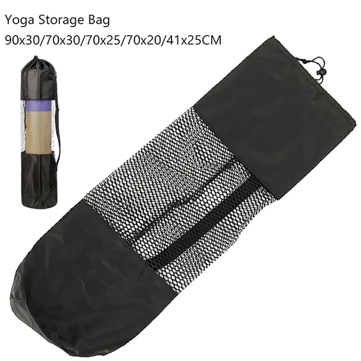 Yoga Mat Mesh Bag Thickened Oxford Cloth Pocket Yoga Mat Mesh Bag Backpack Convenient Mesh Yoga Mat Storage Bag Moyao