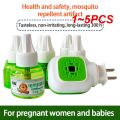 1~5PCS Refillables 45ml Portable Electric Mosquito Coil Heater Repellent Anti Mosquito Killer Fly Insect Odorless Mosquito Coil. 