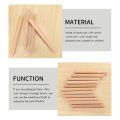 6 Pairs Wood Claves Musical Percussion Instrument Rhythm Sticks. 