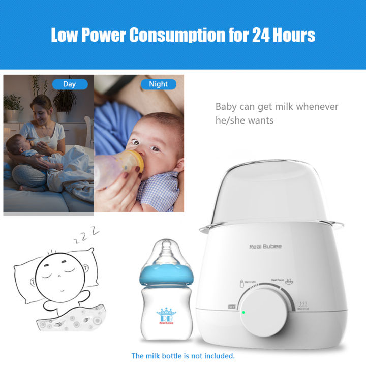NEW%20Baby%20Bottles%20Milk%20Warmer%20Food%20Warmer%20Steam%20Sterilizer%205%20Minute%20Rapid%20Heating%20Precise%20Temperature%20Control%20Dual%20Milk%20Warmer%20-%20Image%203