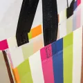 【ALLGOOD】Blue's Shop 1PC Large Capacity Grocery Bag Foldable Non-Woven Waterproof Fabric Shopping Bag Reusable Tote Handbag Eco. 