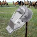 Electric Fence Strainer Sturdy with Compression Clip Fence Wire Strainer. 