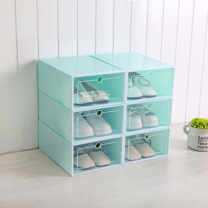 ZDEPT.Thickened%20transparent%20shoe%20box%20Set%20of%206%20Plastic%20shoe%20storage%20box%20Flip%20drawer%20style%20Shoe%20box%20-%20Image%204