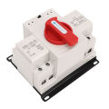 Dual Power Automatic Transfer Switch Red Handle 125A Generator Changeover Switch. 