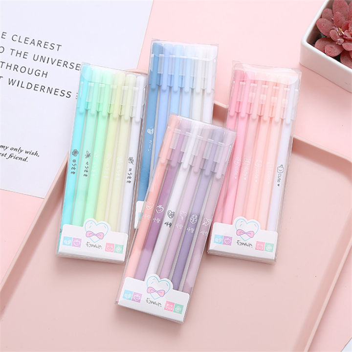 6Pcs/box%20Morandi%20Color%20Gel%20Pen%20Kawaii%20Office%20School%20Student%20Stationery%20Supplies%20Signing%20Pen%20Water%20Pen%20Neutral%20Pen%20-%20Image%204