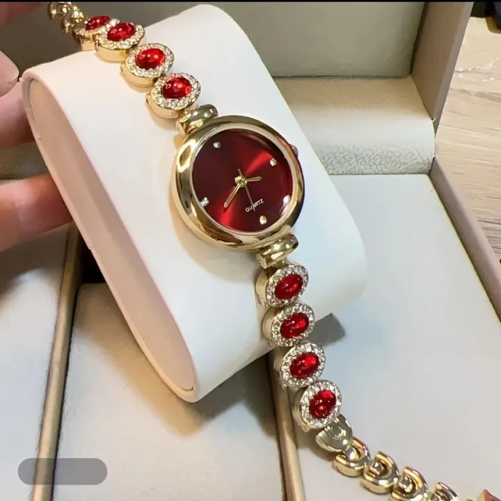 %5B%20New%20Hair%20Straightener%20%5D%20Antique%20Style%20%C2%B7%20High-end%20small%20dial%20bracelet%20watch%20in%20cherry%20red%20%C2%B7%206912%20%E2%80%94%E2%80%94%20H%20-%20Image%205