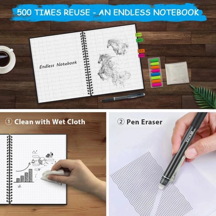 Note%20Book%20For%20Office%20Notepad%20Erasable%20For%20School%20Reusable%20Notebook%20With%20Pen&Cloth%20Smart%20Notebook%20-%20Image%206
