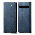 For Samsung Galaxy S10 5G Retro Denim Leather Flip Wallet Stand Case Cover Retro Denim Leather Flip Wallet Stand Case Cover. 