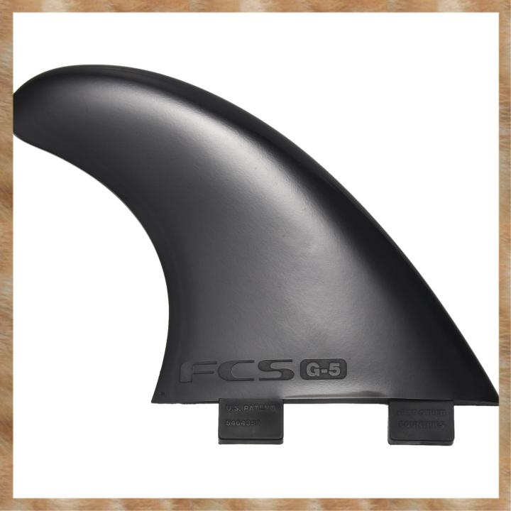 Kqueebee 3Pcs Plastic Nylon+Fiberglass Black for Surf Fins G5 Size Surf Board Fins Surfboard Accessories