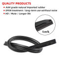 Auto Car All seasons Windshield Wiper Blades Refills Natural Rubber Strips for 3 Stage Type of Wiper Blade 12, 13, 14, 15, 16, 17, 18, 19, 20, 21, 22, 23, 24, 25, 26 INCH Sizes Available. 