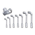 【StyleVoyager】FATCOOL 1Piece Double End Tubular Angled Socket Wrench 8/10/12mm L-shaped CR-V Hex Socket Wrench Hand Tool. 
