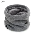ZEBF-Fashion Soft Knitted Neck Warmer Sports Scarf Women Men Face Cover Winter Skating Running Hiking Scarves Thick Cold-proof Collar. 
