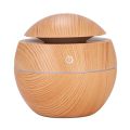 130ML Air Humidifier Ultrasonic USB Aroma Diffuser Wood Grain LED Night Light Electric Essential Oil Diffuser Aromatherapy Home. 