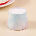 【Booming】 50Pcs Rainbow Cupcake Liners for Baking Gradient Cupcake Wrappers Baking Cups Dounp.