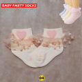 Baby Girl Party Socks - 1 to 2 Years. 