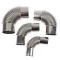 Windproof Cap Stainless Steel 90Degree Elbow Chimney Liner Bend 90° Pipe XUANTING. 