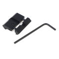 【Simple 3C】Dovetail To Weaver Picatinny Base Rail Adapter 11mm to Creek. 