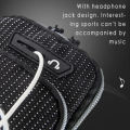 KOKKO Running Armband With Headphone Jack Cell Phone Armband, Water Resistant Cell Phone Armband Case, Running Holder, Adjustable Arm Band For Phones Up To 6.5". 