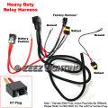 DC12V 40A HID xenon kit H7 75W HID relay harness H1 H11 H7 D2H 100W HID Power Cable Relay Control Wire Harness. 