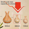 230ml Follower vase Humidifier Changing LED Light Aroma Diffuser Aromatherapy Wood Grain Car Aroma Diffusor for Bedroom Home Office. 