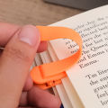 Silicone Bookmark Clip Book Markers Bookmark Clip Binder Divider Student Stationery Office School Supplies. 